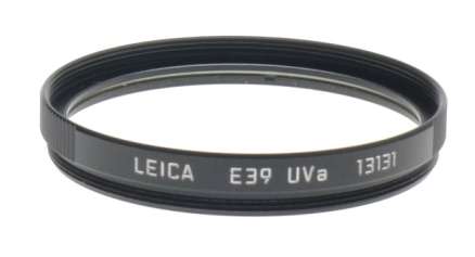 MINT LEICA UVa 13131 CAMERA LENS FILTER EXCELLENT E39 BLACK BOXED FITS SUMMICRON