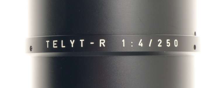 TELYT-R 1:4/250 LEICA SLR CAMERA TELE LENS E67 MINT- F=250mm 3 CAM CAPS CASE