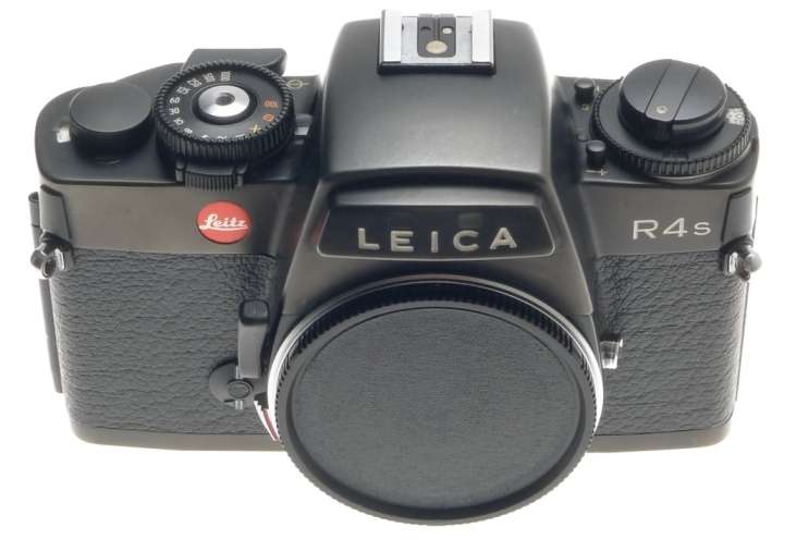 GOOD CONDITION LEICA R4s LEITZ 35mm SLR FILM CAMERA BODY NECK STRAP CAP USED