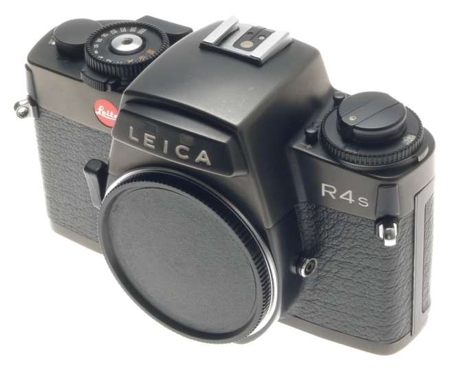 GOOD CONDITION LEICA R4s LEITZ 35mm SLR FILM CAMERA BODY NECK STRAP CAP USED