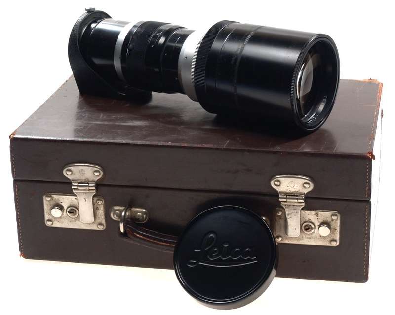 LEICA TELYT 5/400 CASED CAMERA LEICA VISOFLEX LENS CAP