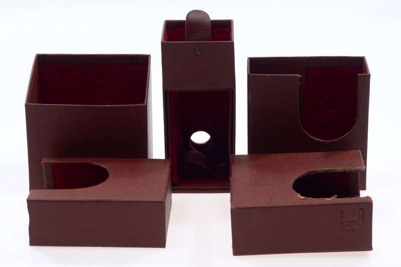 ORIGINAL BENSER LEICA LEATHER CAMERA CASE WITH INSERTS