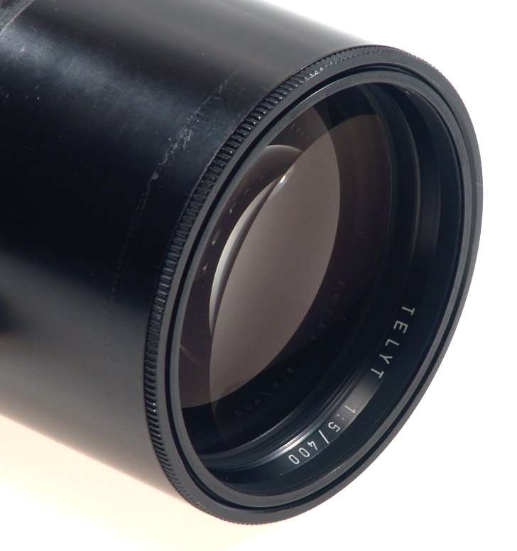 LEICA TELYT 5/400 CASED CAMERA LEICA VISOFLEX LENS CAP