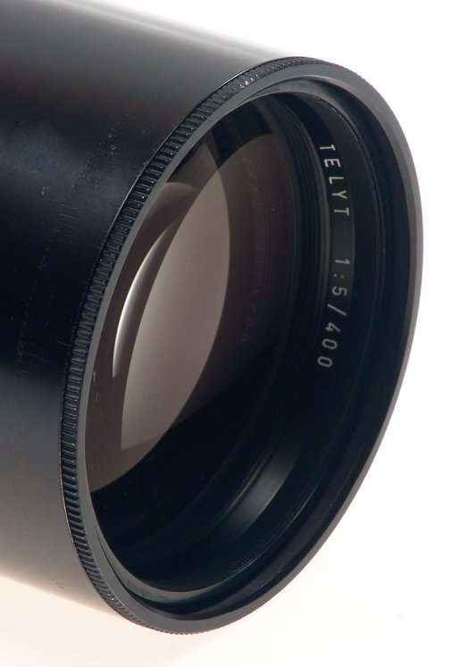 LEICA TELYT 5/400 CASED CAMERA LEICA VISOFLEX LENS CAP