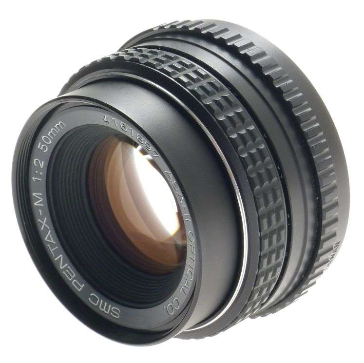 PENTAX-M SMC PRIME 1:2/50mm ASAHI BAYONET MOUNT SLR CAMERA LENS CAPS f=50mm NICE