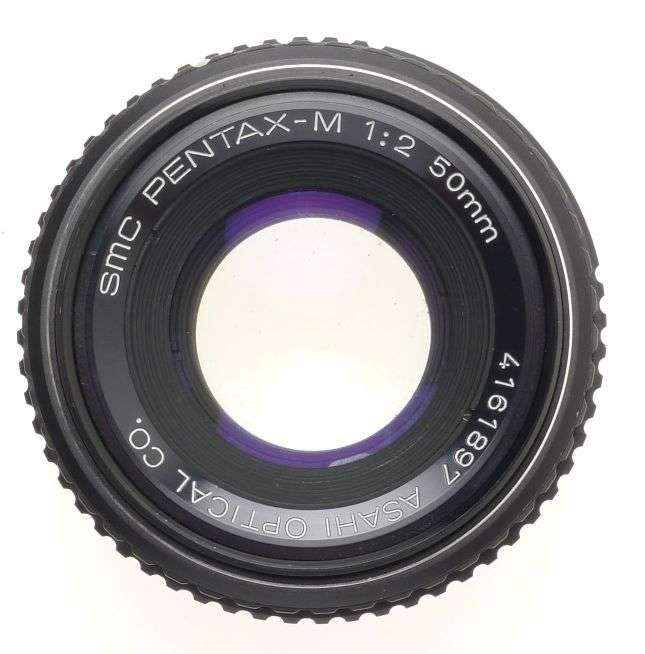 PENTAX-M SMC PRIME 1:2/50mm ASAHI BAYONET MOUNT SLR CAMERA LENS CAPS f=50mm NICE