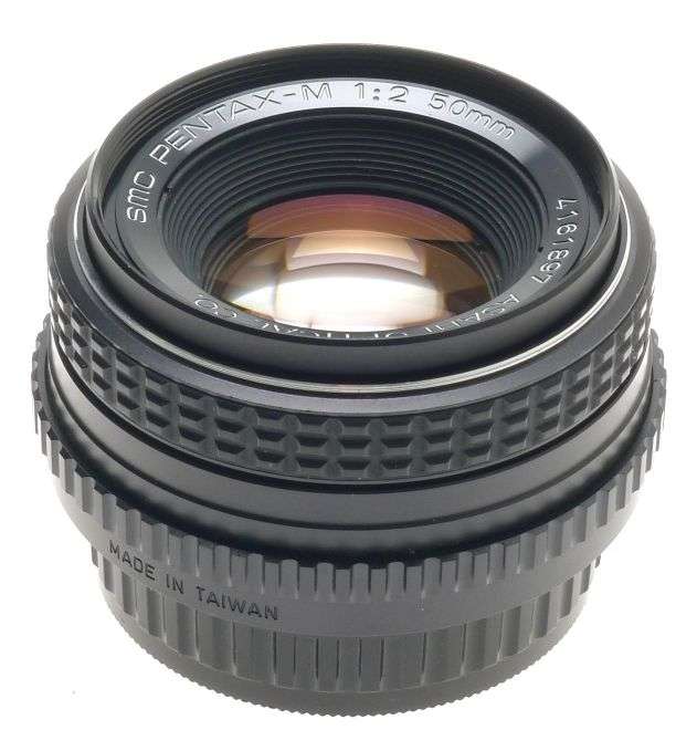 PENTAX-M SMC PRIME 1:2/50mm ASAHI BAYONET MOUNT SLR CAMERA LENS CAPS f=50mm NICE