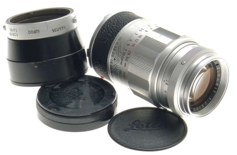 IUFOO HOOD NICE ELMARIT 1:2.8/90mm CHROME M MOUNT LEICA CAMERA LENS CAPS f=90mm