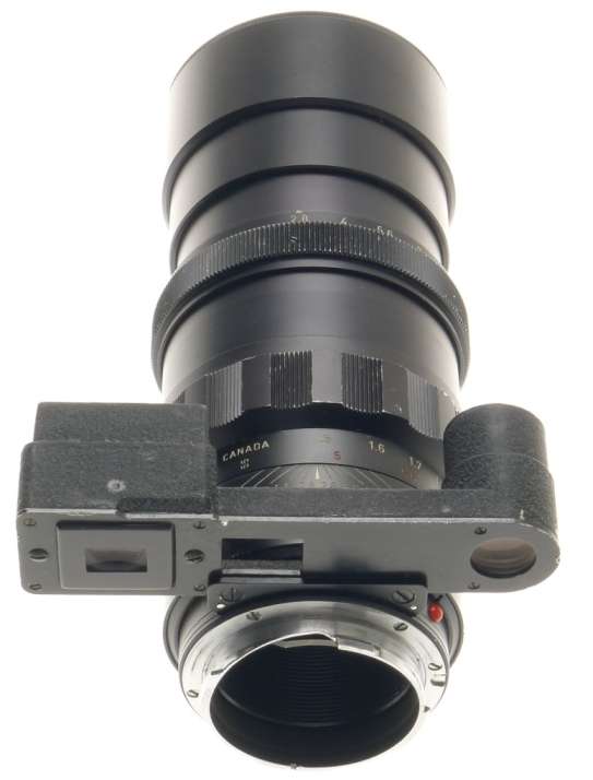 USED LEICA CAMERA LENS ELMARIT-M 1:2.8/135mm EYES f=135mm BLACK LENS FITS M9-P