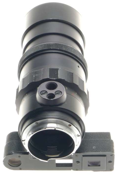 USED LEICA CAMERA LENS ELMARIT-M 1:2.8/135mm EYES f=135mm BLACK LENS FITS M9-P