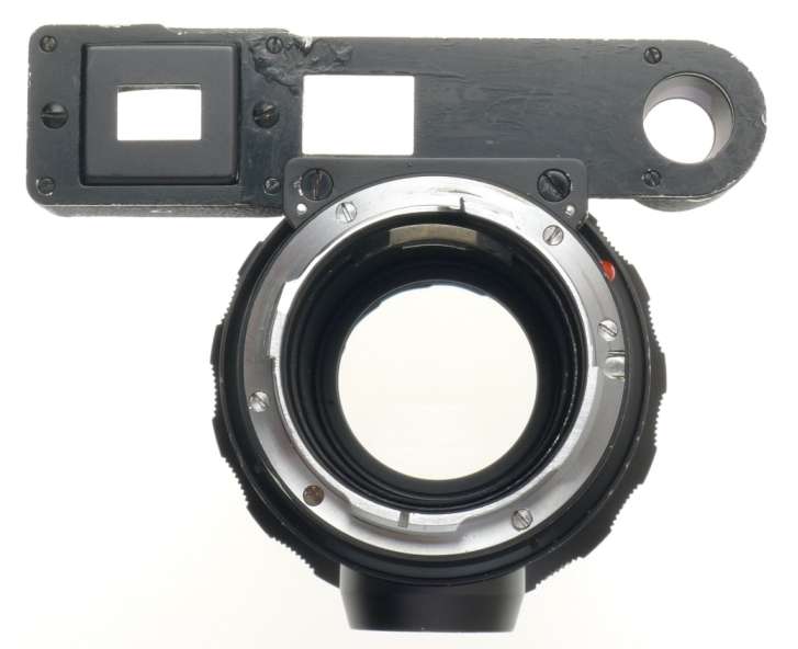 USED LEICA CAMERA LENS ELMARIT-M 1:2.8/135mm EYES f=135mm BLACK LENS FITS M9-P