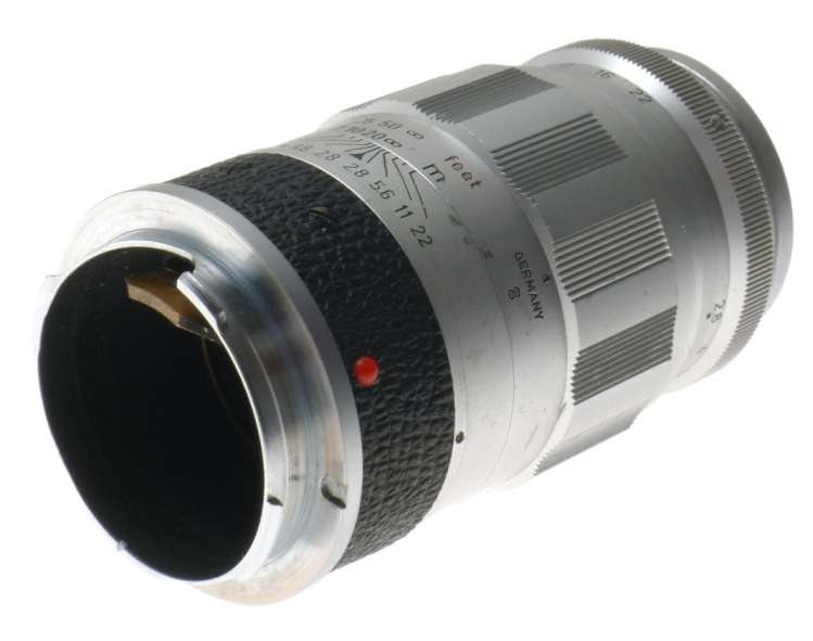 WETZLAR LEICA ELMARIT CHROME ELMARIT 1:2.8/90mm BAYONET M MOUNT CAMERA LENS f=90