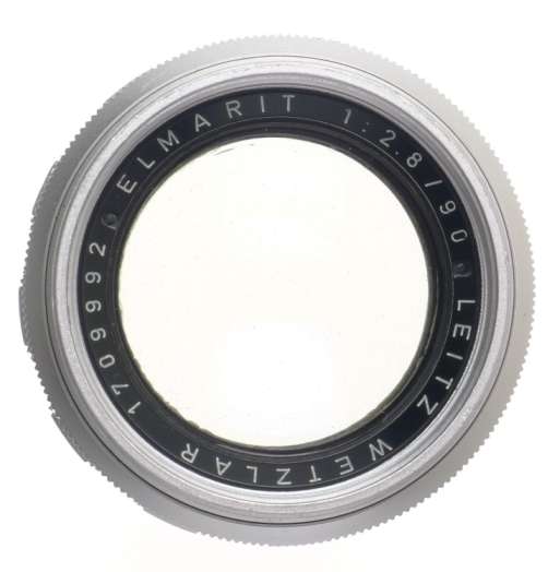 WETZLAR LEICA ELMARIT CHROME ELMARIT 1:2.8/90mm BAYONET M MOUNT CAMERA LENS f=90