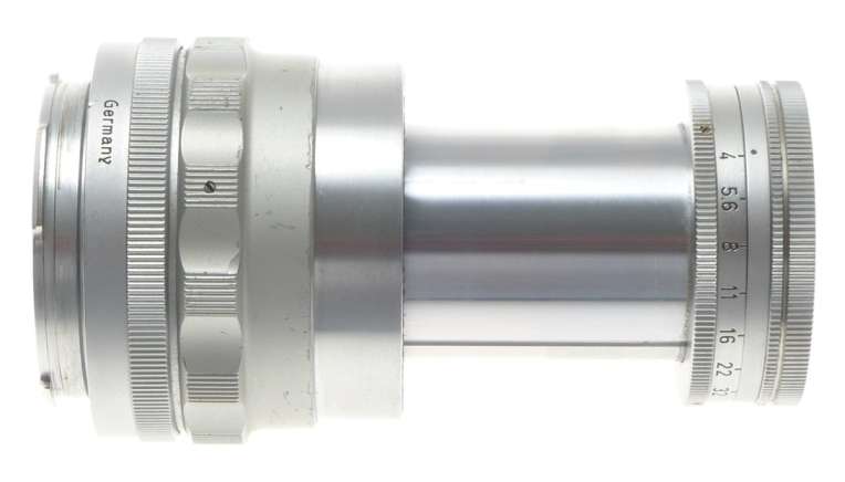 ELMAR f=9cm 1:4 COLLAPSIBLE LEICA CHROME M BAYONET MOUNT CAMERA LENS 1:4/90mm