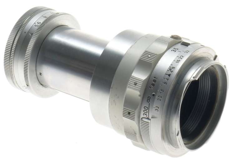 ELMAR f=9cm 1:4 COLLAPSIBLE LEICA CHROME M BAYONET MOUNT CAMERA LENS 1:4/90mm