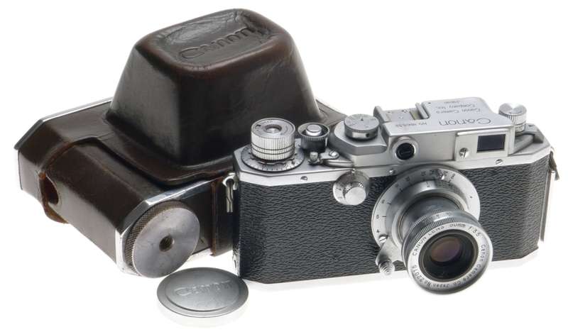 CANON IIF 2F RANGEFINDER TYPE 1:3.5/50mm COMPACT LENS CASED CAP CLEAN f50mm RARE