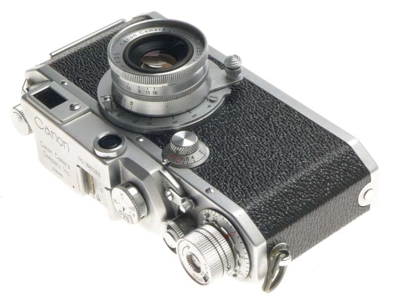 CANON IIF 2F RANGEFINDER TYPE 1:3.5/50mm COMPACT LENS CASED CAP CLEAN f50mm RARE