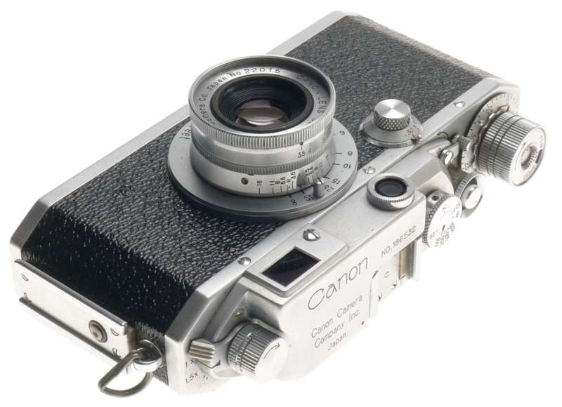 CANON IIF 2F RANGEFINDER TYPE 1:3.5/50mm COMPACT LENS CASED CAP CLEAN f50mm RARE