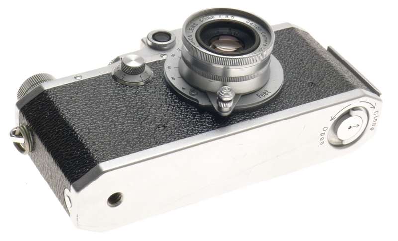 CANON IIF 2F RANGEFINDER TYPE 1:3.5/50mm COMPACT LENS CASED CAP CLEAN f50mm RARE