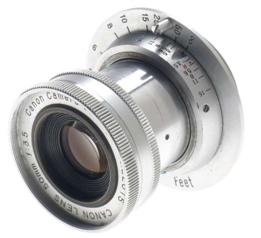 CANON IIF 2F RANGEFINDER TYPE 1:3.5/50mm COMPACT LENS CASED CAP CLEAN f50mm RARE