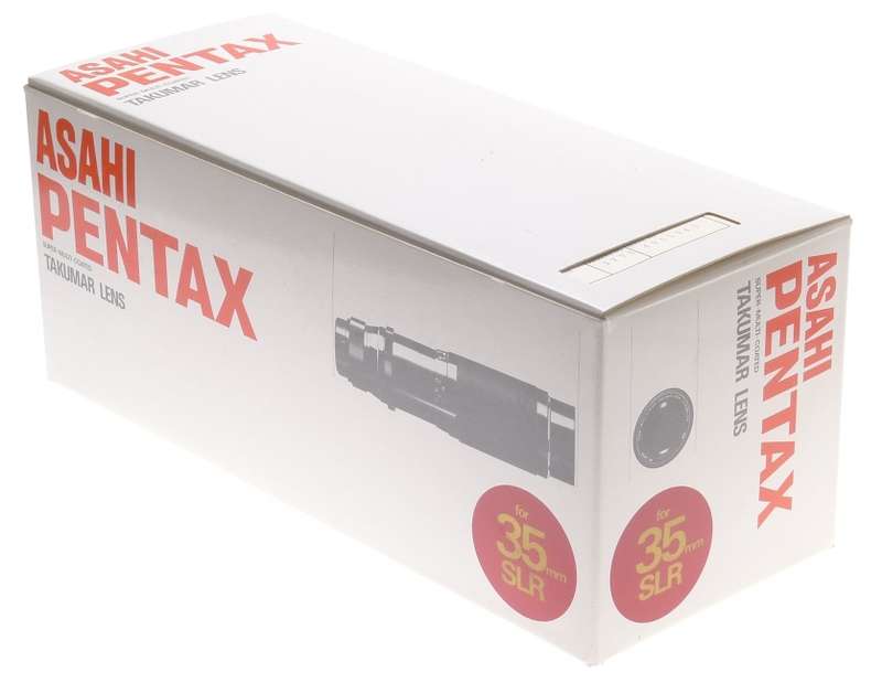 ASAHI PENTAX SUPER-MULTI-COATED TAKUMAR-ZOOM 1:4.5/85-210mm BOX CASE HOOD FILTER