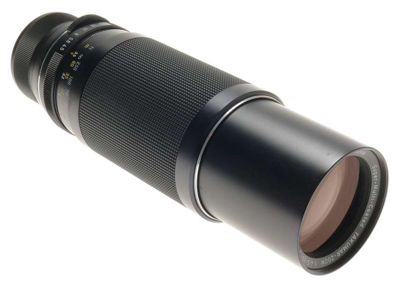 ASAHI PENTAX SUPER-MULTI-COATED TAKUMAR-ZOOM 1:4.5/85-210mm BOX CASE HOOD FILTER