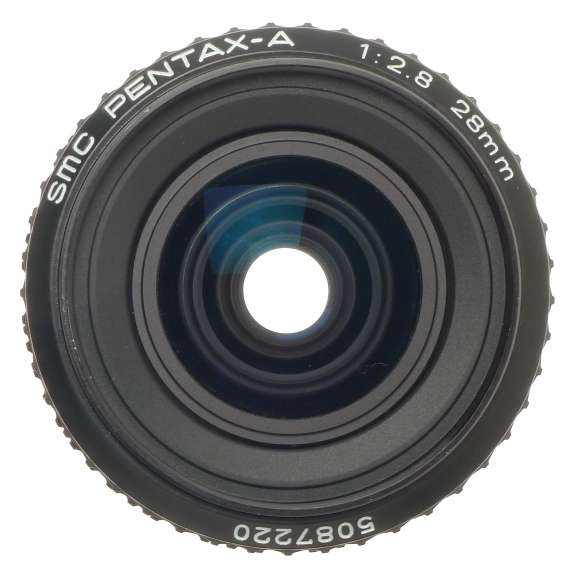 SMC PENTAX-A 1:2.8/28mm MINT PK CAMERA WIDE ANGLE LENS f=28mm CASE CAPS PERFECT