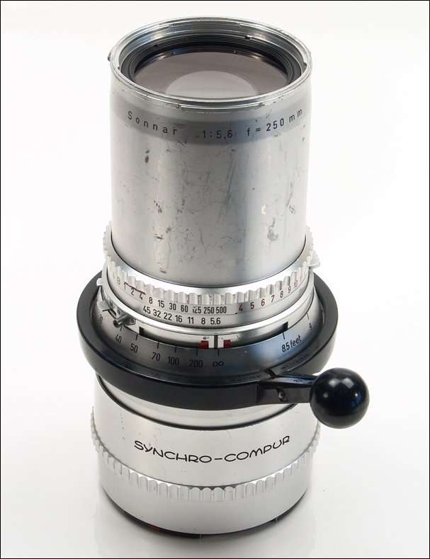 HASSELBLAD 500C ZEISS SONNAR 1:5.6/250mm LENS CHROME NR