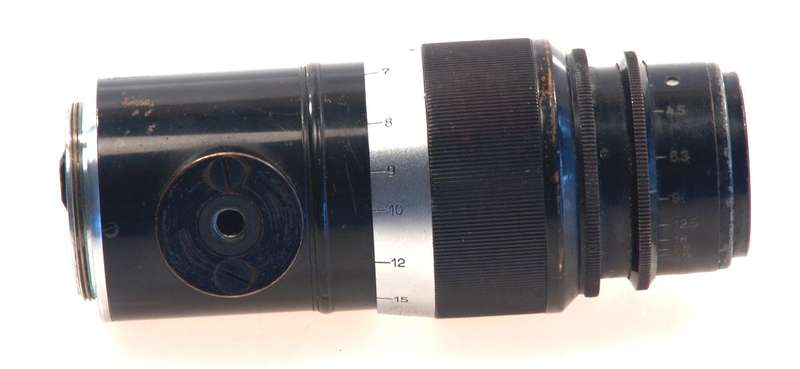LEICA BLACK PAINT RARE ELMAR 4.5/13.5cm Serial Number 571 PRE WAR f=135mm CASE