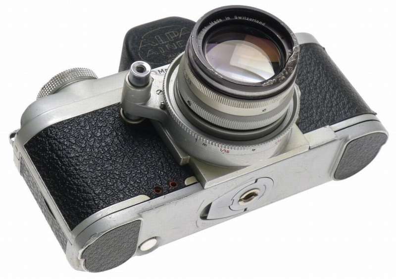 USED ALPA Mod. 5 RANGEFINDER CHROME CAMERA KERN-SWITAR 1.8/50mm AR LENS HOOD f50