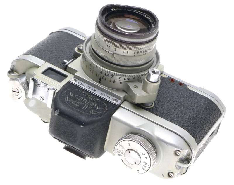 USED ALPA Mod. 5 RANGEFINDER CHROME CAMERA KERN-SWITAR 1.8/50mm AR LENS HOOD f50