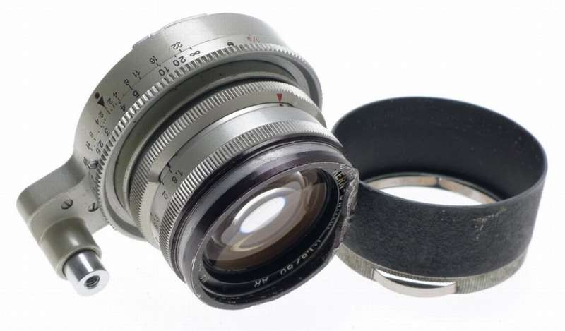 USED ALPA Mod. 5 RANGEFINDER CHROME CAMERA KERN-SWITAR 1.8/50mm AR LENS HOOD f50