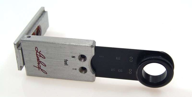 LINHOF PARALLAX CORRECTION CAMERA VIEW FINDER FLIP UP
