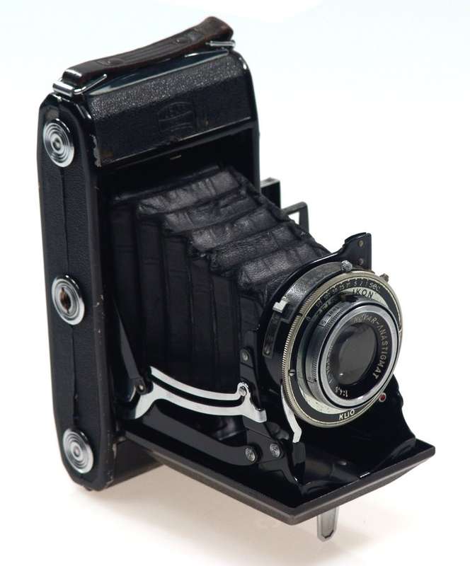 ZEISS IKON 521/2 BELLOWS CAMERA ANSTIGMAT 4.5/10.5cm NR