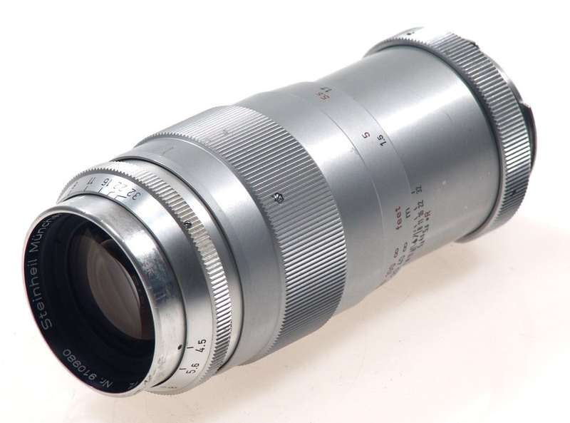STEINHEIL CULMINAR 4.5 f=135mm VL CAMERA LENS CAP CASE