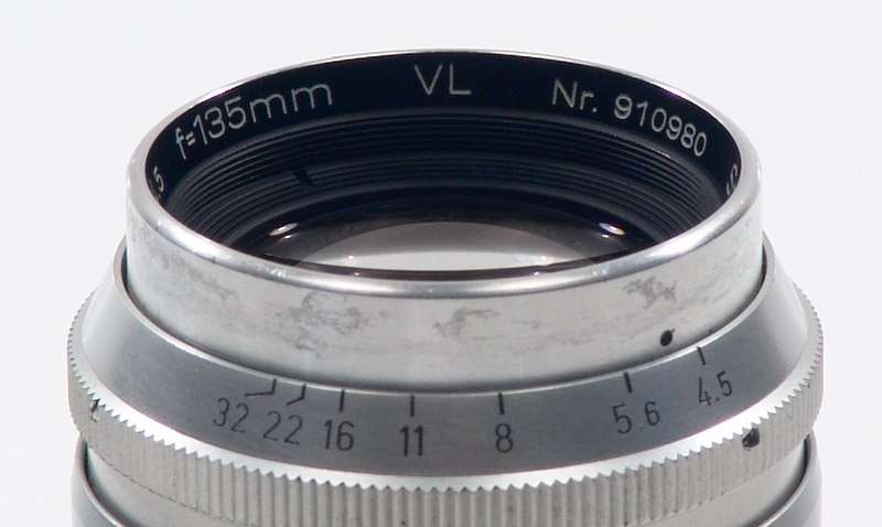 STEINHEIL CULMINAR 4.5 f=135mm VL CAMERA LENS CAP CASE