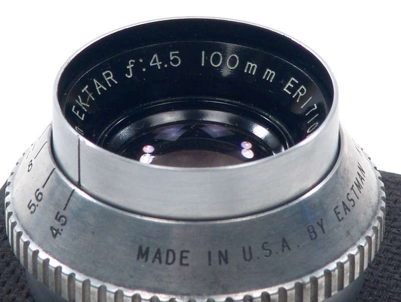 KODAK EKTAR f:4.5/100mm PROJECTION LENS CLEAN GLASS NR