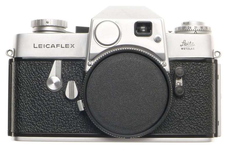 LEICA 1st VERSION LEICAFLEX CHROME 35mm SLR CAMERA BODY CASE INSTRUCTION MANUAL