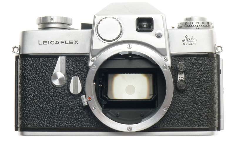 LEICA 1st VERSION LEICAFLEX CHROME 35mm SLR CAMERA BODY CASE INSTRUCTION MANUAL