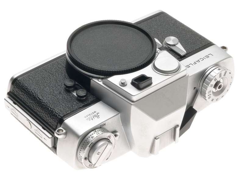LEICA 1st VERSION LEICAFLEX CHROME 35mm SLR CAMERA BODY CASE INSTRUCTION MANUAL