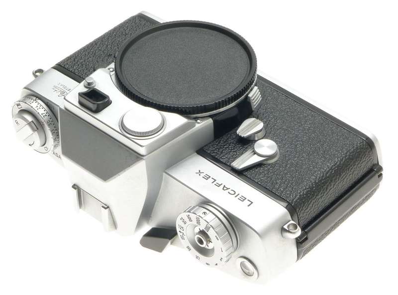 LEICA 1st VERSION LEICAFLEX CHROME 35mm SLR CAMERA BODY CASE INSTRUCTION MANUAL