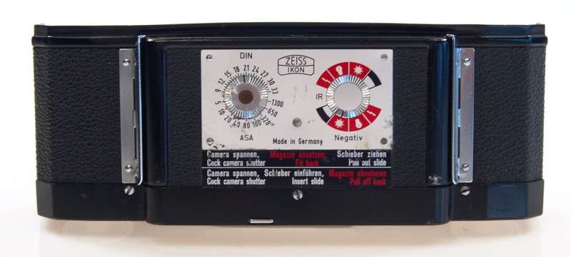 ZEISS IKON CONTAREX CAMERA BLACK FILM BACK WITH MANUAL