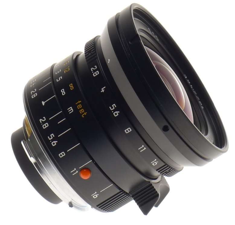 NEW LEICA ELMARIT-M 2.8/21mm ASPH. LENS 11135 WIDE ANGLE 6-Bit BOX CAP HOOD f=21