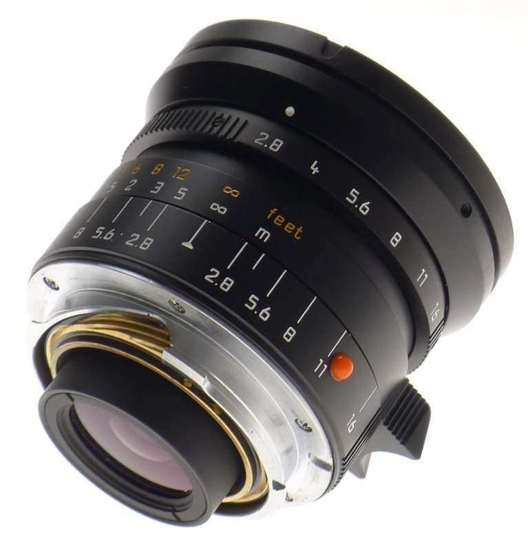 NEW LEICA ELMARIT-M 2.8/21mm ASPH. LENS 11135 WIDE ANGLE 6-Bit BOX CAP HOOD f=21
