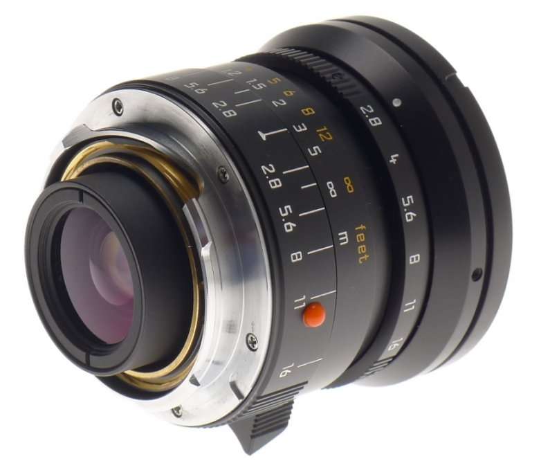 NEW LEICA ELMARIT-M 2.8/21mm ASPH. LENS 11135 WIDE ANGLE 6-Bit BOX CAP HOOD f=21