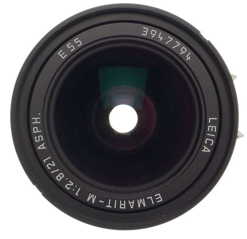 NEW LEICA ELMARIT-M 2.8/21mm ASPH. LENS 11135 WIDE ANGLE 6-Bit BOX CAP HOOD f=21