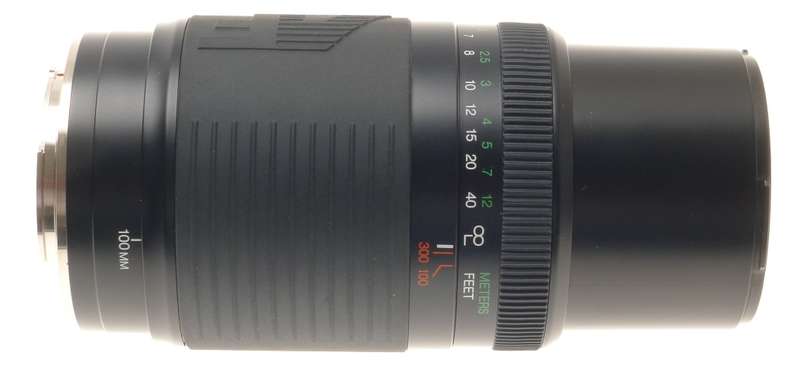SOLIGOR ZOOM-MACRO 100mm-300mm 1:5.6-6.7 AF MINOLTA MOUNT CAMERA LENS CAPS HOOD
