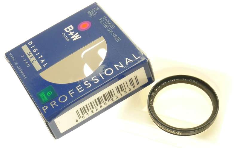 B+W PROFESSIONAL FILTER UV HAZE 39 MRC 1x FITS LEICA LENSES FOR M9 M8
