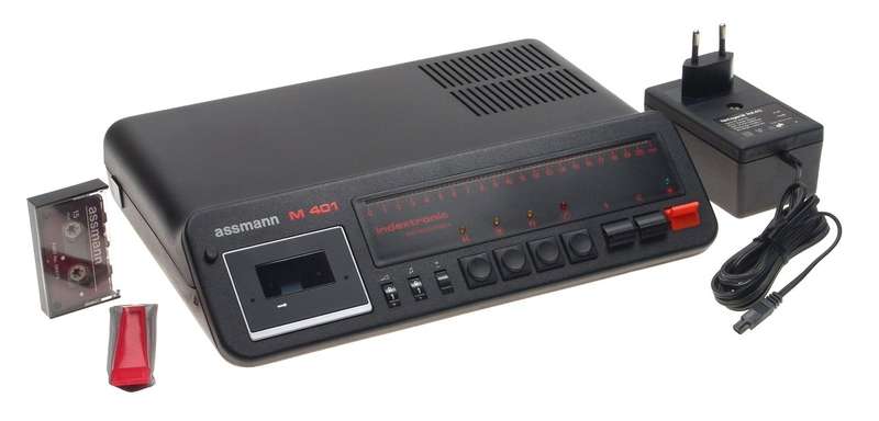 ASSMANN M401 DICTAPHONE INDEXTRONIC TRANSCRIBING MACHINE NEW BOXED RARE