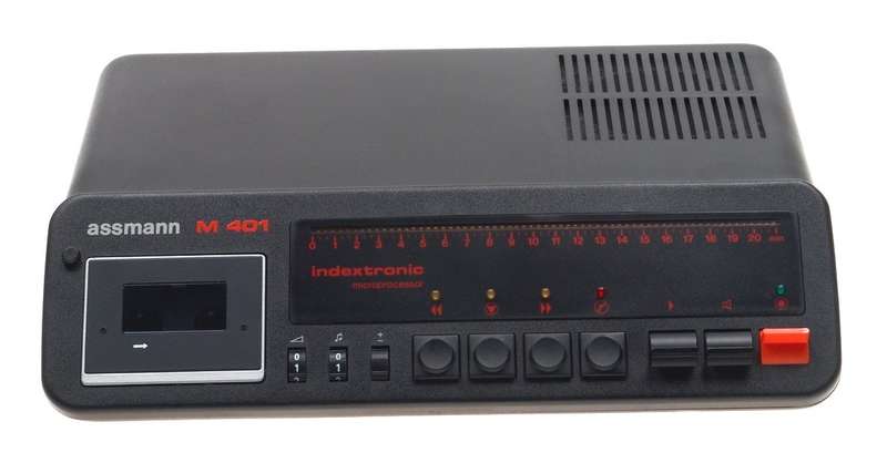 ASSMANN M401 DICTAPHONE INDEXTRONIC TRANSCRIBING MACHINE NEW BOXED RARE